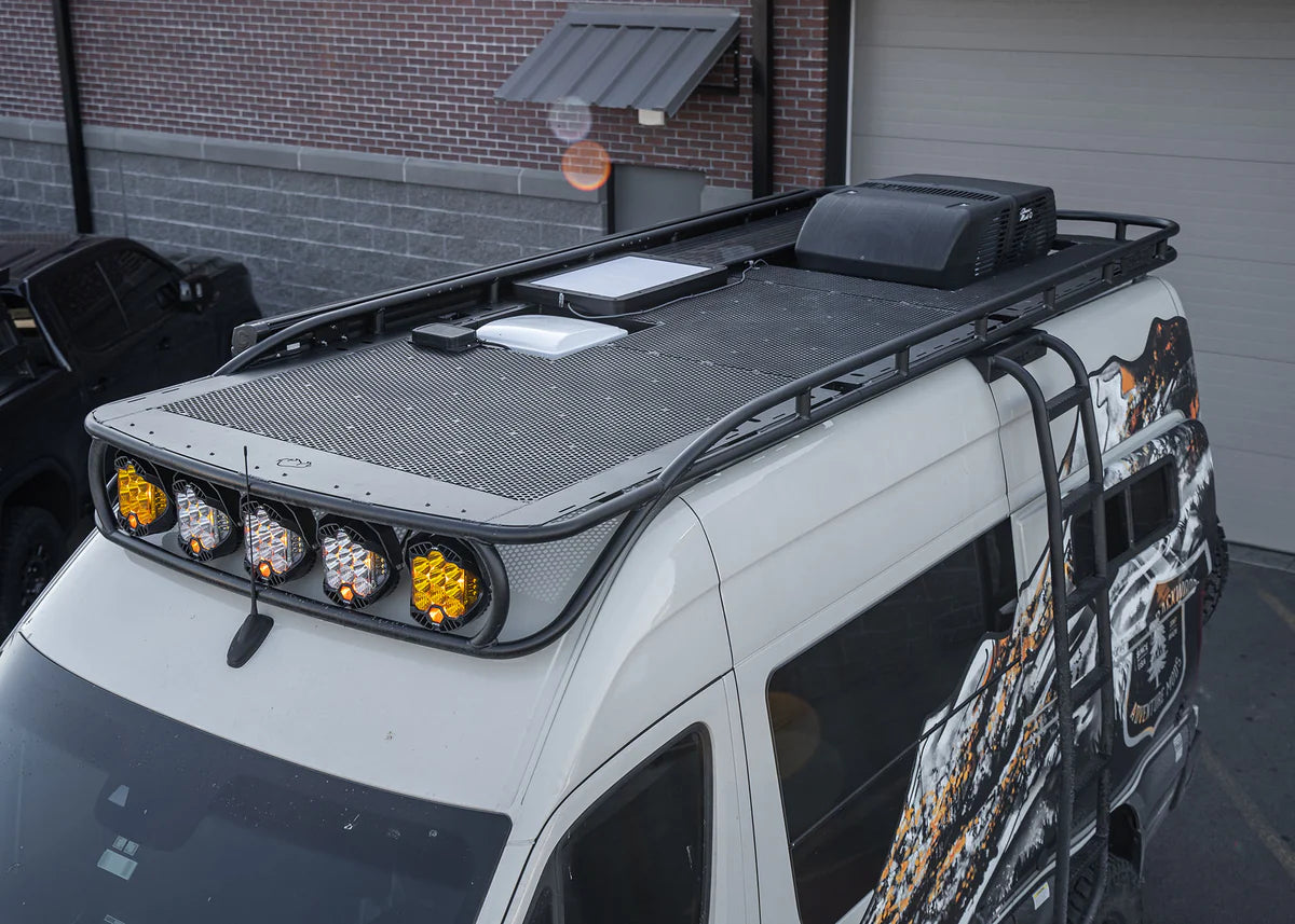 Nomadic Sprinter Rear Rack ROAMBUILT 2007+ Mercedes Sprinter Safari Rack 2.0 - Van Land