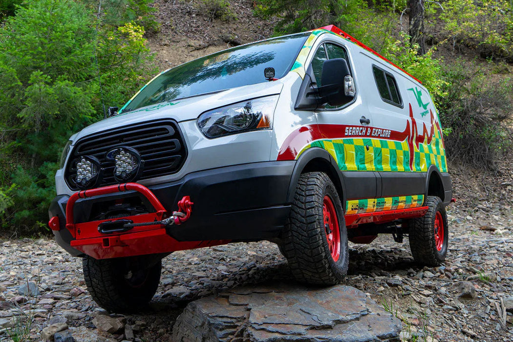 Van Compass 2015+ Ford Transit RWD 4" Complete Lift Kit (Single Rear Wheel)