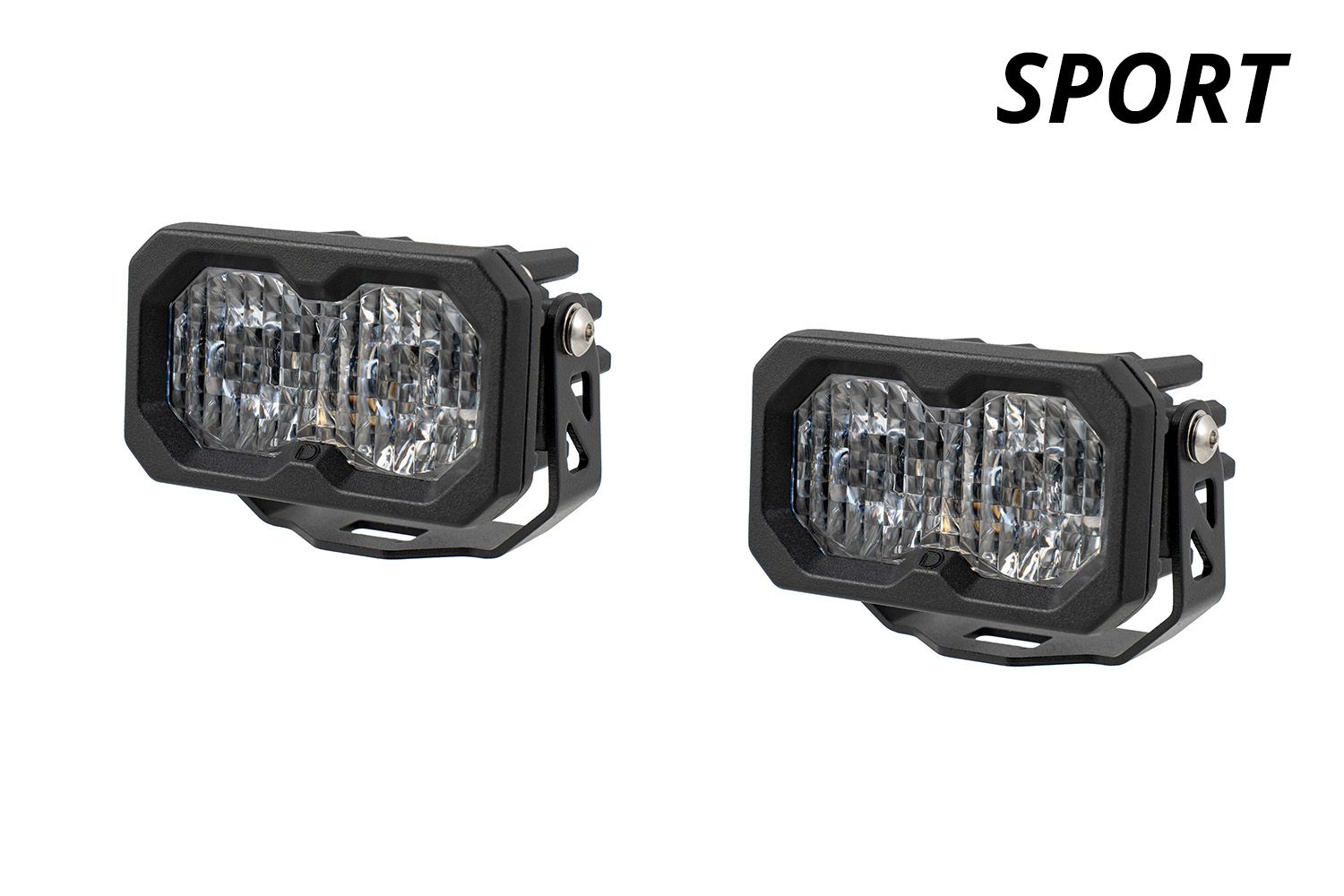 Diode Dynamics C2 2.0 Sport White Flood Standard RBL (Pair)-1