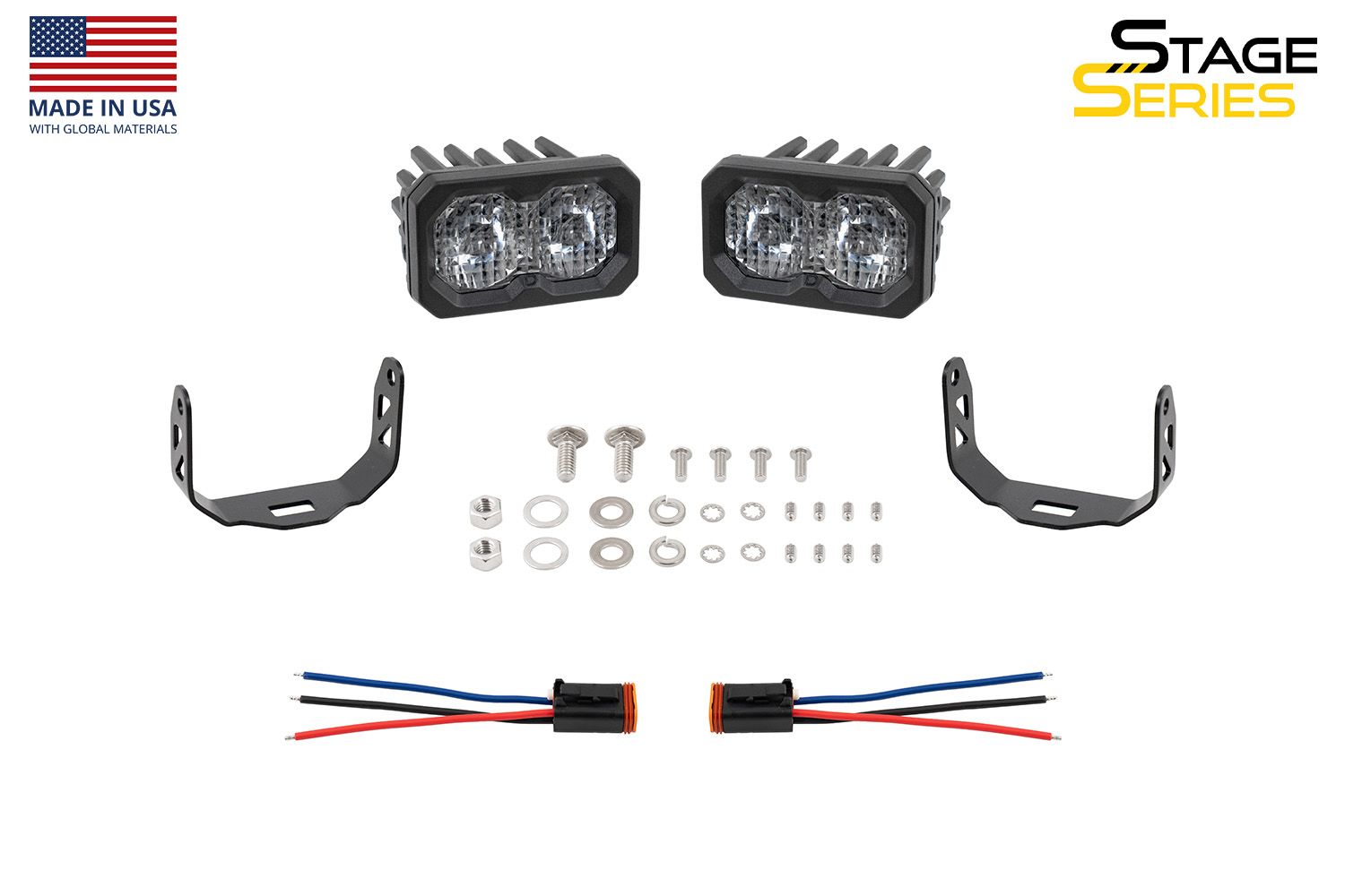 Diode Dynamics C2 2.0 Sport White Flood Standard RBL (Pair)-9