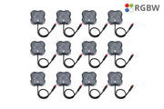 Diode Dynamics RGBW Rock Light Installer Kit w Controller (12-pack)-1