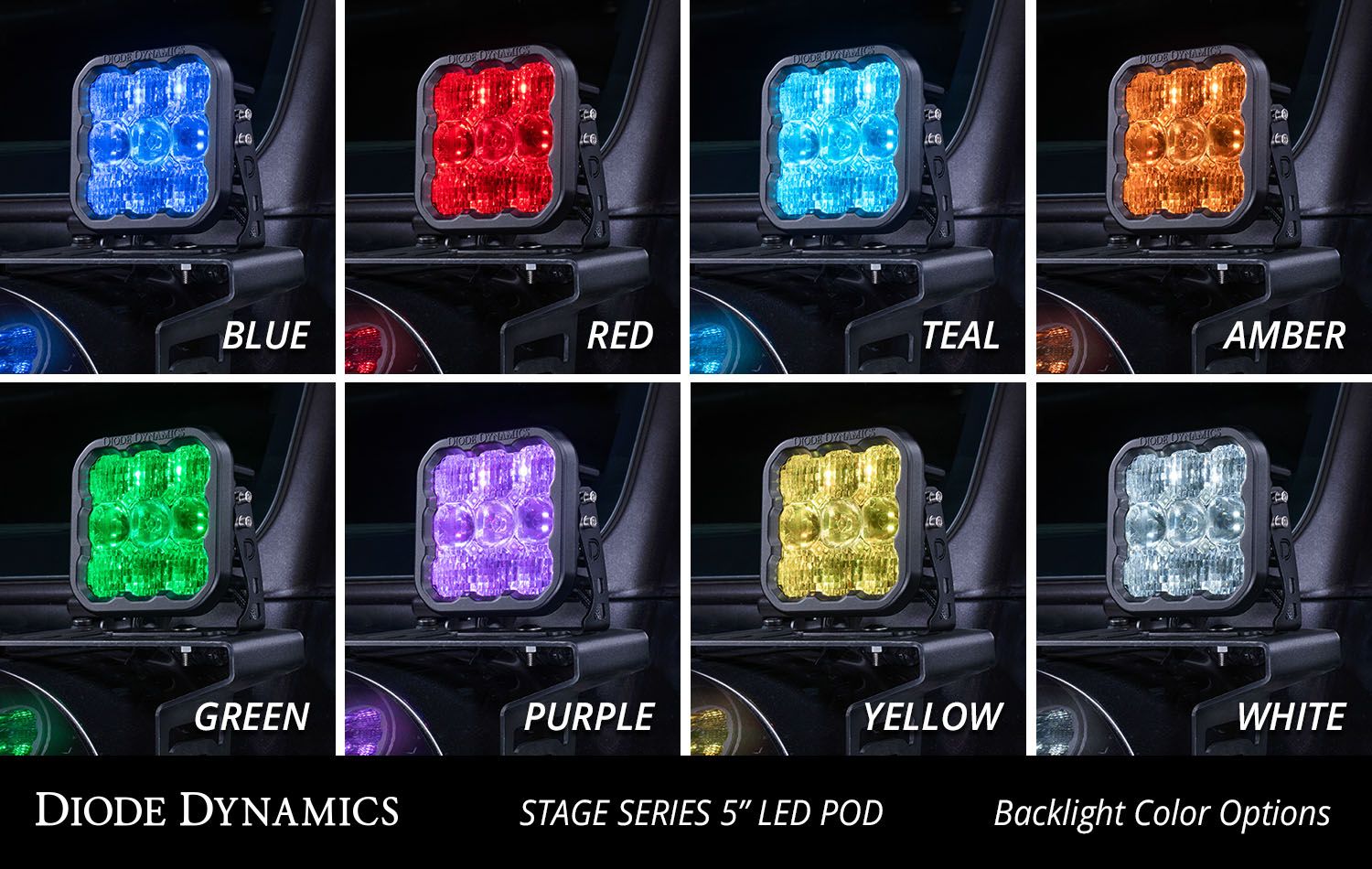 Diode Dynamics SS5 LED Pod Pro White Spot (Pair)-5