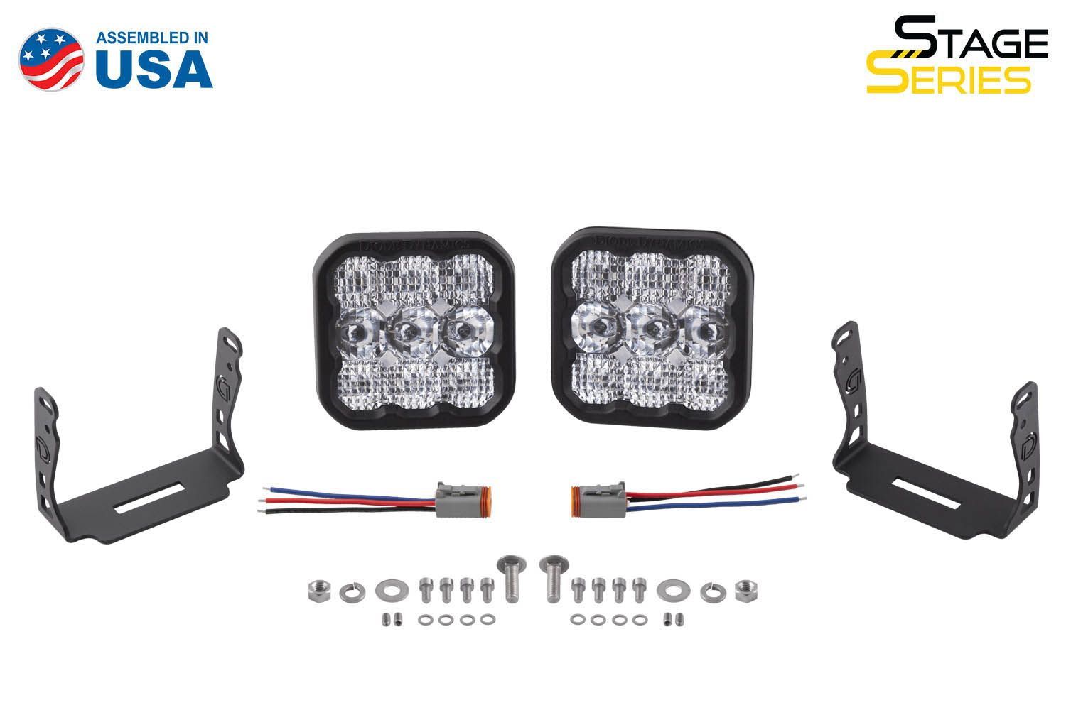 Diode Dynamics SS5 LED Pod Pro White Spot (Pair)-8