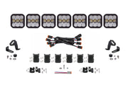 Diode Dynamics SS5 Sport Universal CrossLink 7-Pod Lightbar White Combo-1