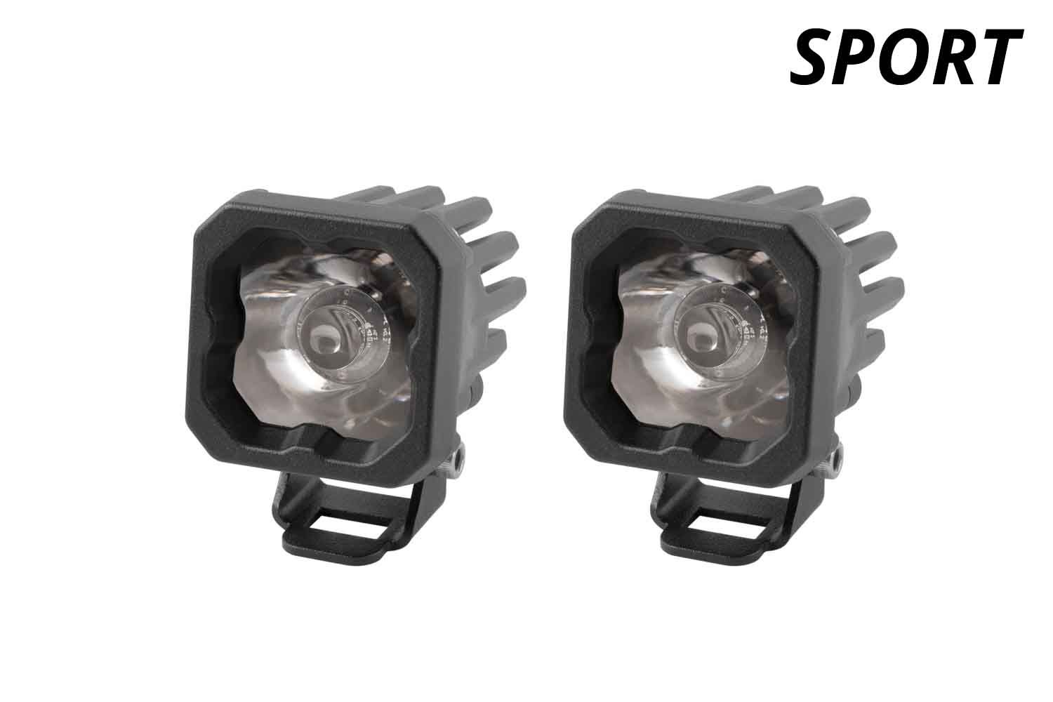 Diode Dynamics SSC1 LED Pod Sport White Flood ABL (Pair)-1