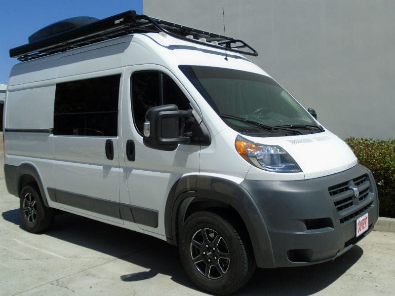 Aluminess Ram Promaster 136"WB Roof Rack ( Touring Style with Fiamma F45s Awning ) - Campervan HQ