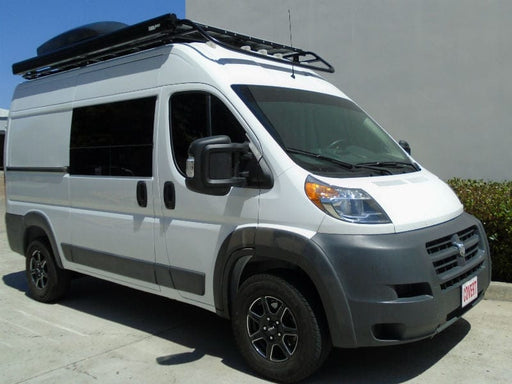 Aluminess Ram Promaster 136"WB Roof Rack ( Touring Style with Fiamma F45s Awning ) - Campervan HQ
