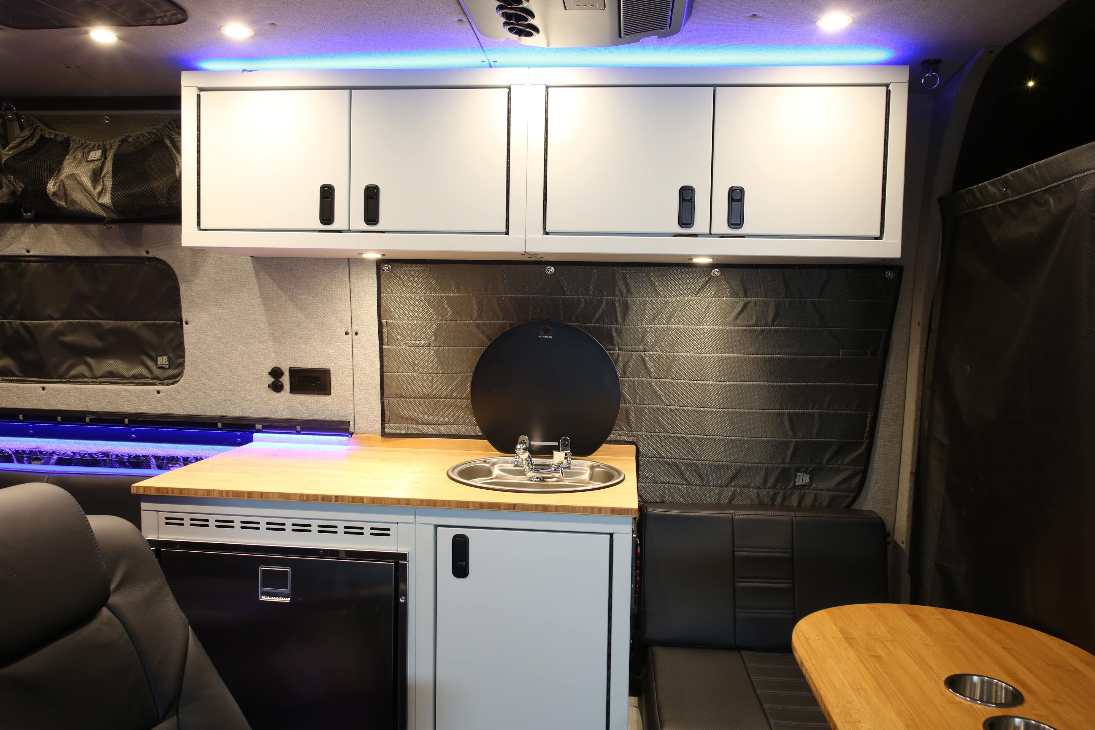 RB Components 24in Galley - Norcold Fridge Base Cabinet