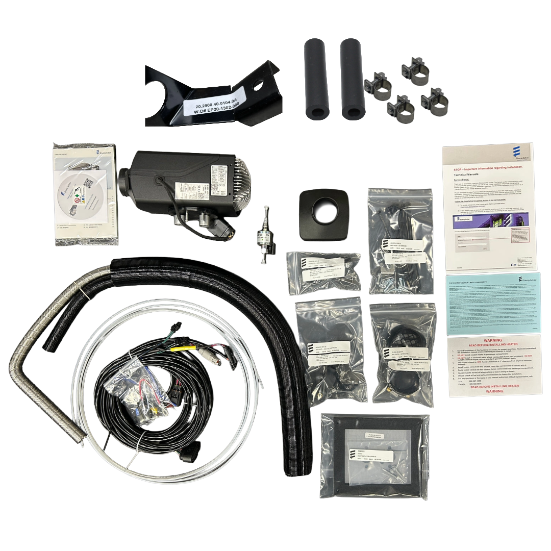 Espar Airtronic AS3-B2L Air Heater with Ford Transit Install Kit (Gas)