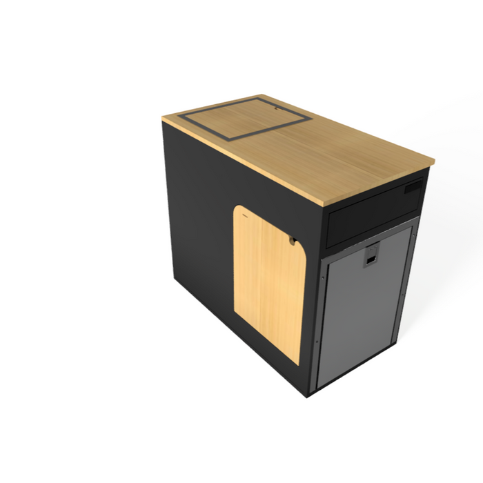 SergSupply Flip Down Passenger Side Van Kitchen