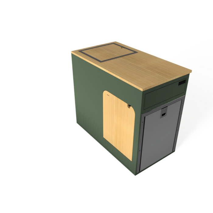 SergSupply Flip Down Passenger Side Van Kitchen