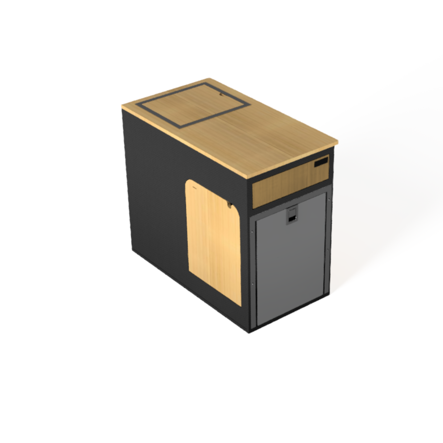 SergSupply Flip Down Passenger Side Van Kitchen