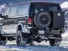 Aluminess Ford E350 Van Rear Swing-Arm Bumper (1992-2014) Snowy Weather - Campervan HQ