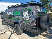 Aluminess Ford E350 Van Roof Rack (1992-2014) Roof Rack Installed - Campervan HQ