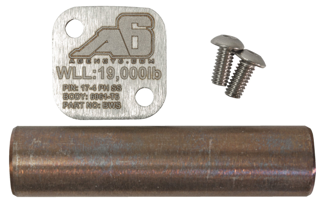 Billet Winch Shackle - RAW