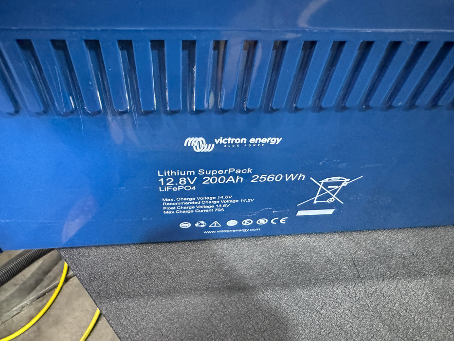 Victron Lithium Battery SuperPack 12.8V 200ah (Previously Installed)