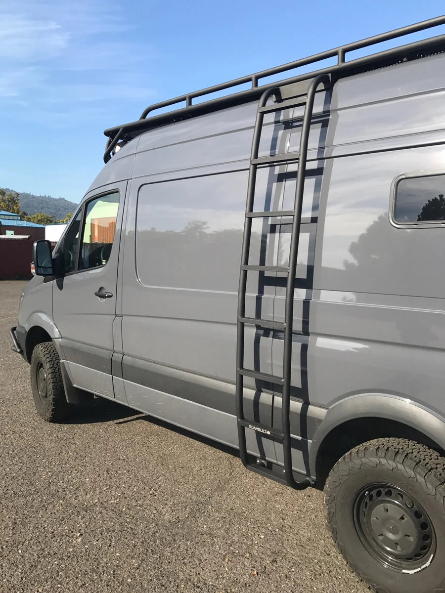 ROAMBUILT 2007+ Mercedes Sprinter Straight Side Ladder - Van Land