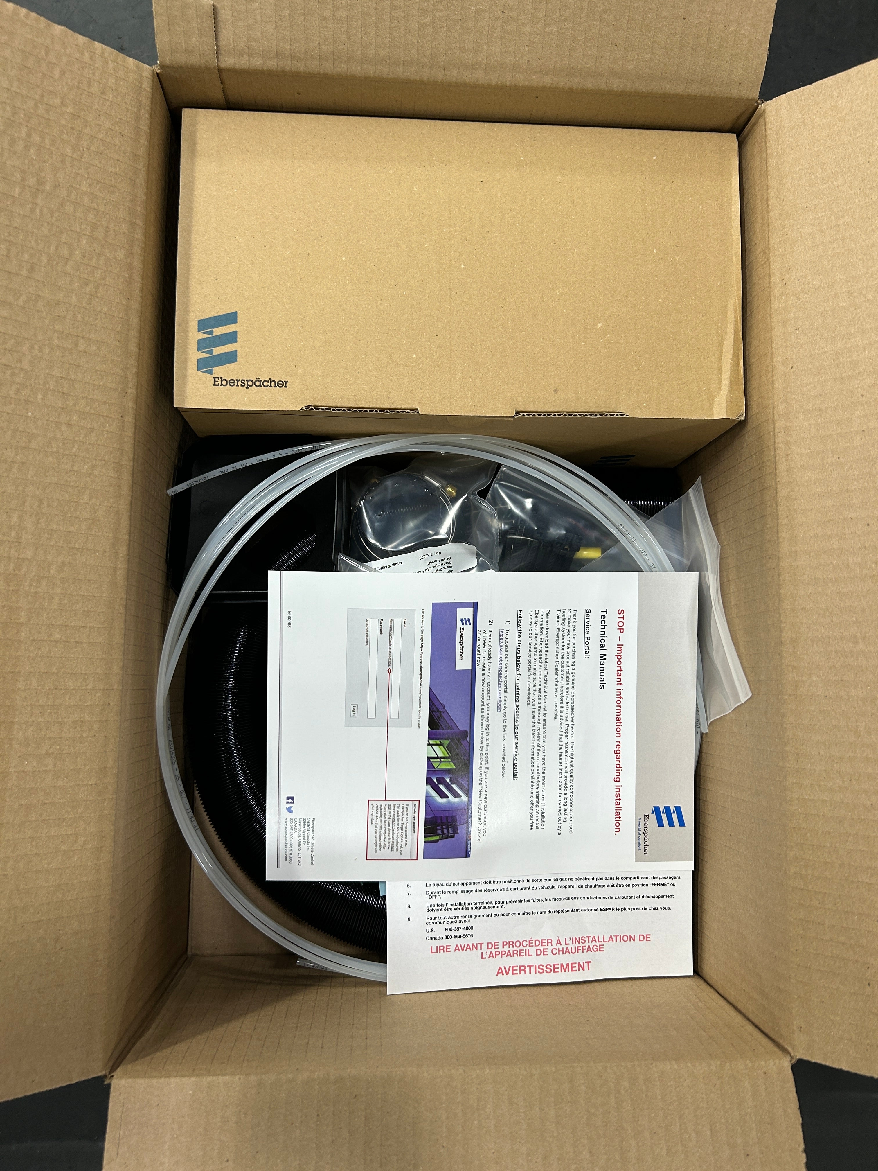 Espar Airtronic AS3-B2L Air Heater with Ford Transit Install Kit (Gas)