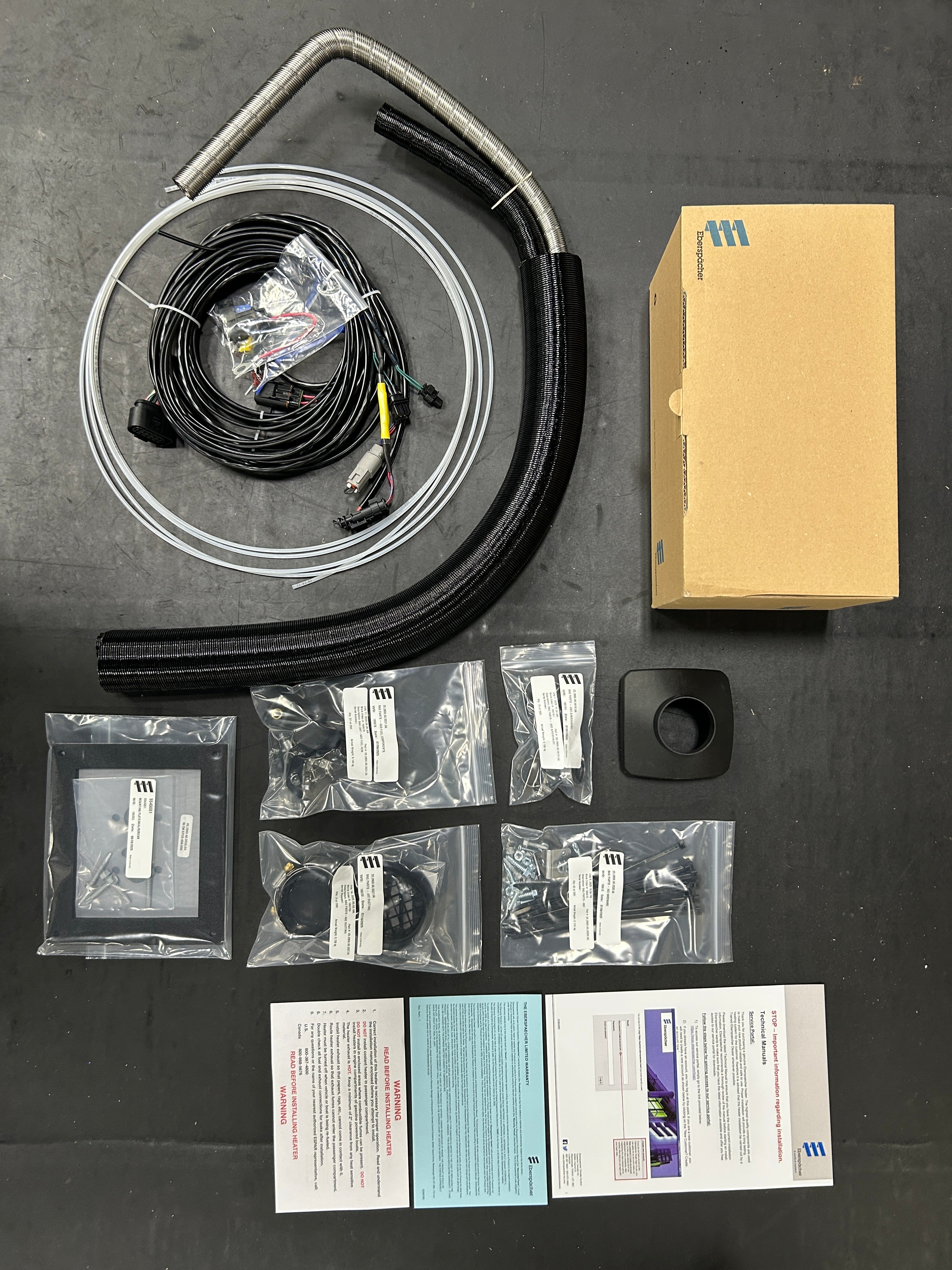 Espar Airtronic AS3-B2L Air Heater with Ford Transit Install Kit (Gas)