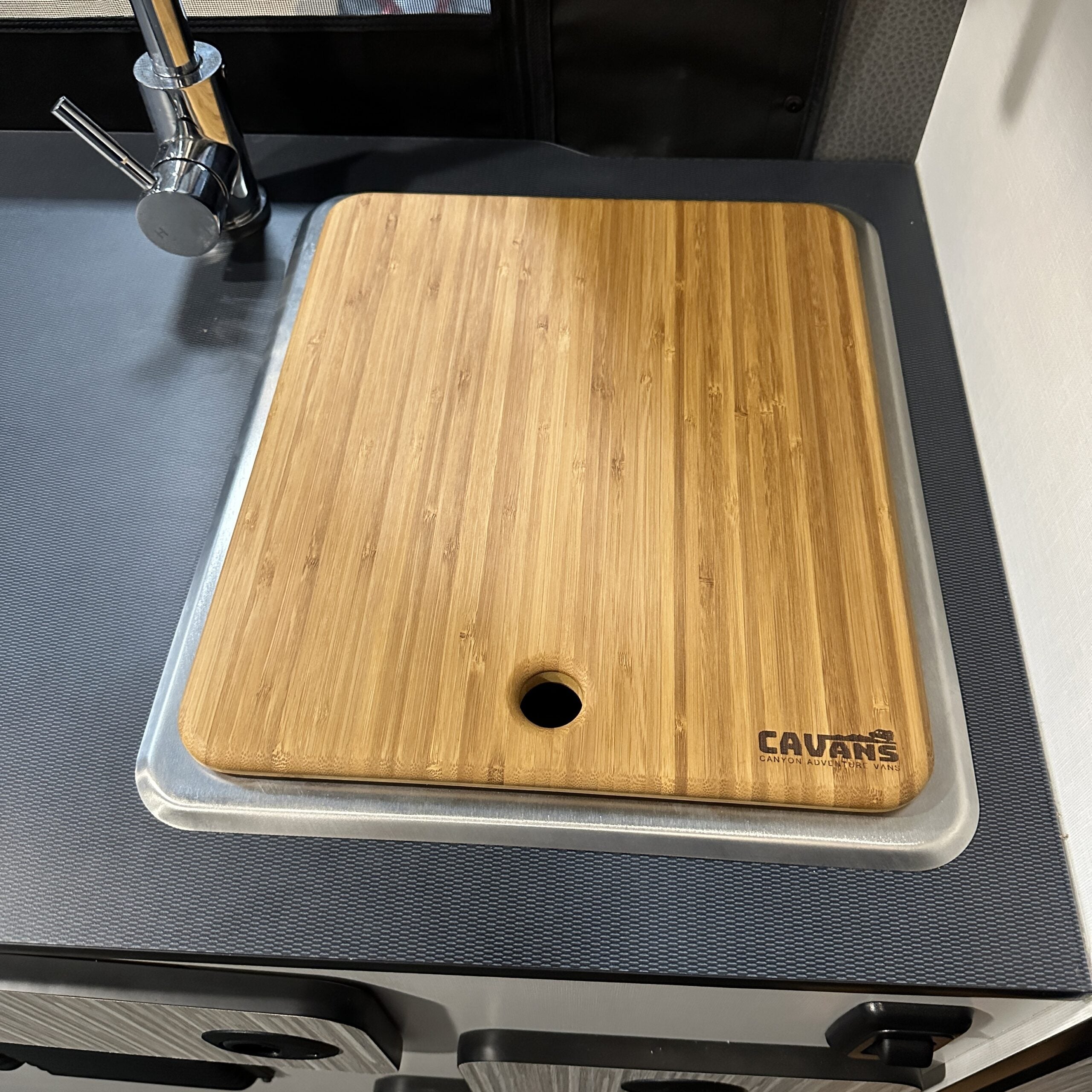 Canyon Adventure Vans Bamboo Sink Cover- REVEL/JAYCO/ENTEGRA/TIFFIN