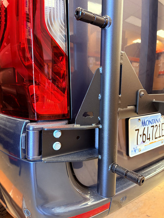 Rover Vans Tire Carrier & Ladder Combo for Mercedes Sprinter