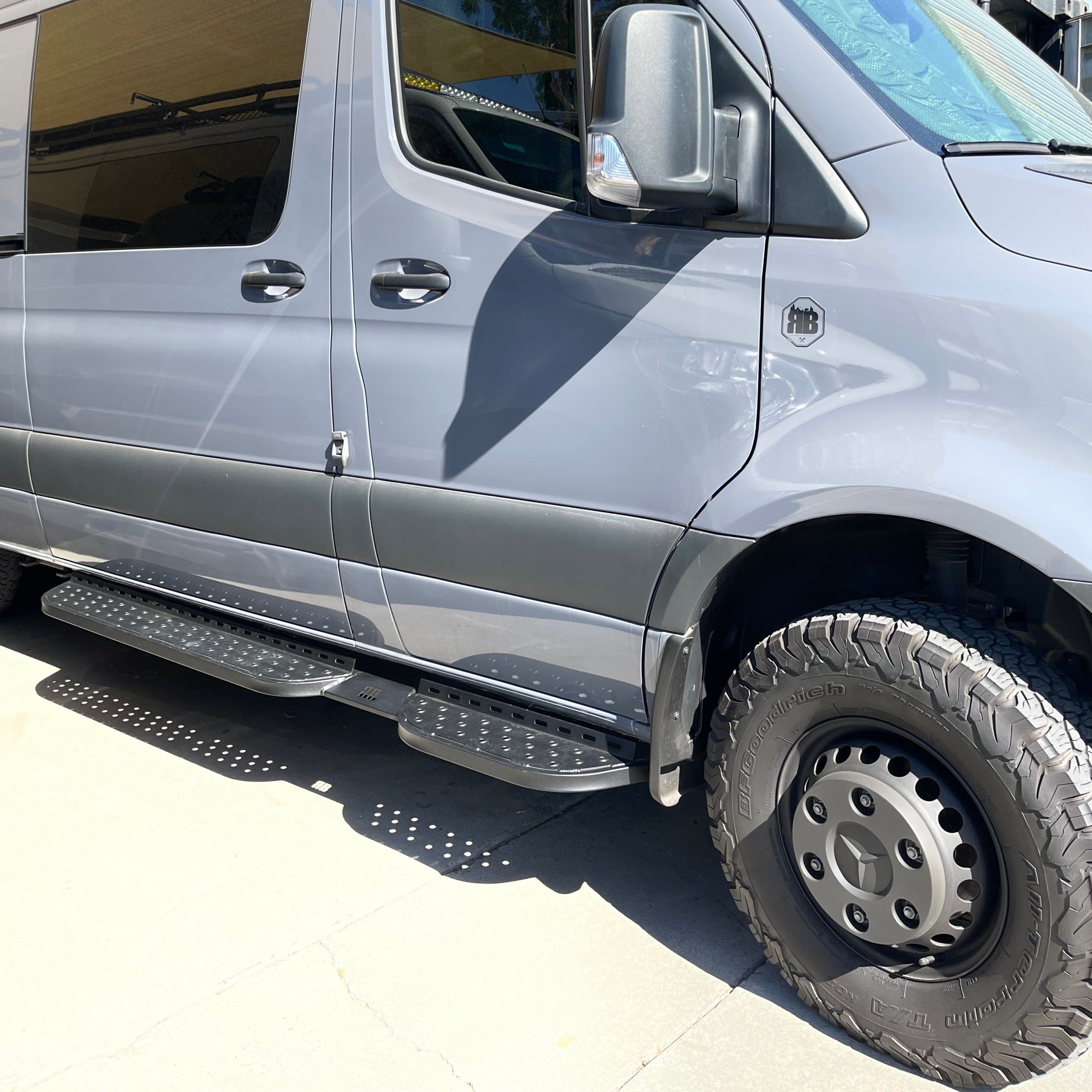 RB Components 2007+ Sprinter Van Side Steps DSL, PSL