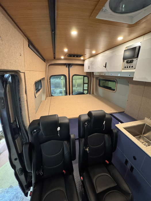 GoCode Ford Transit Innie Sleeper: Driver-Side