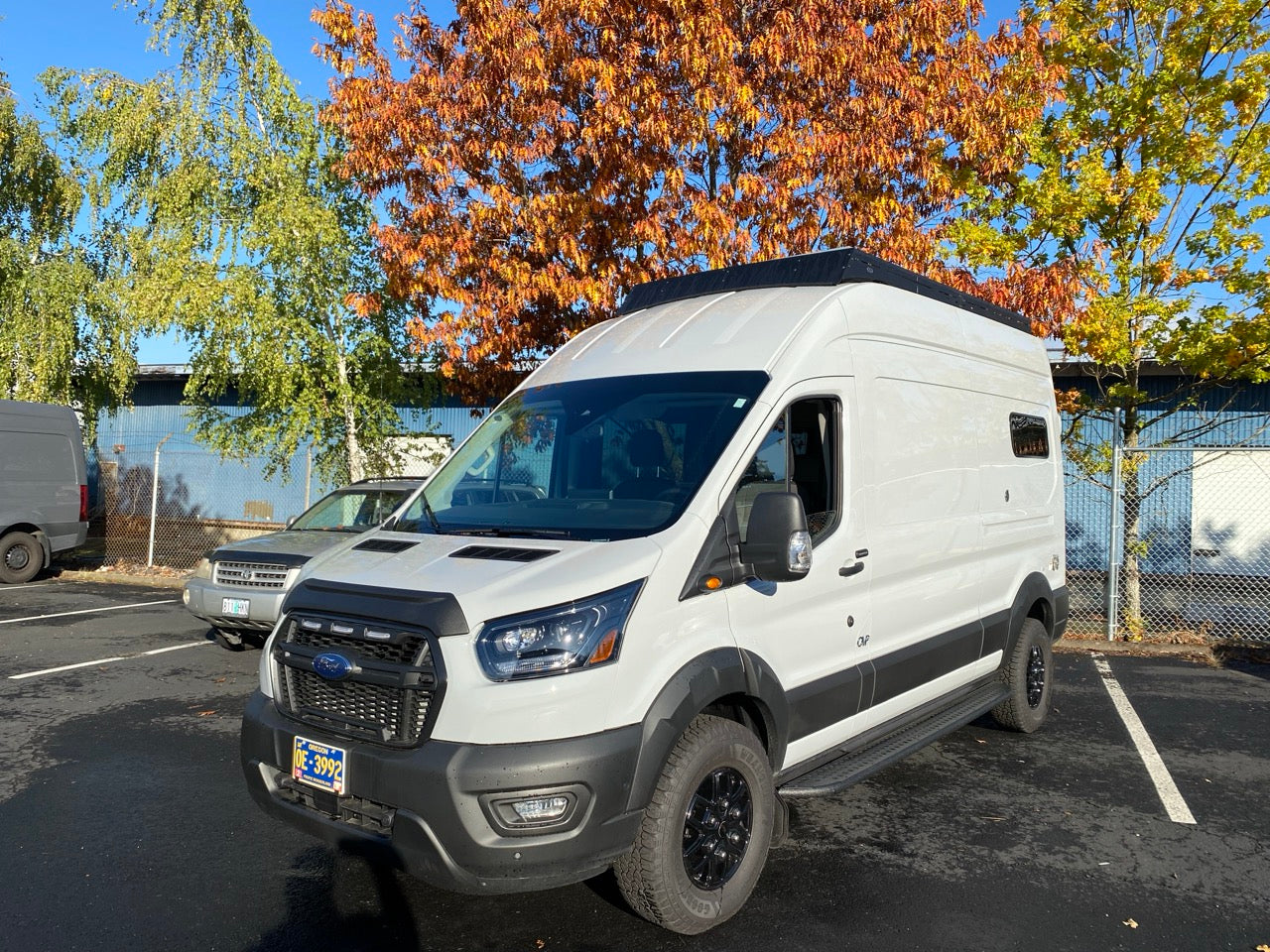 Aero Hood Spoiler for Ford Transit 2021+ – Paint Protection and Debris Deflection