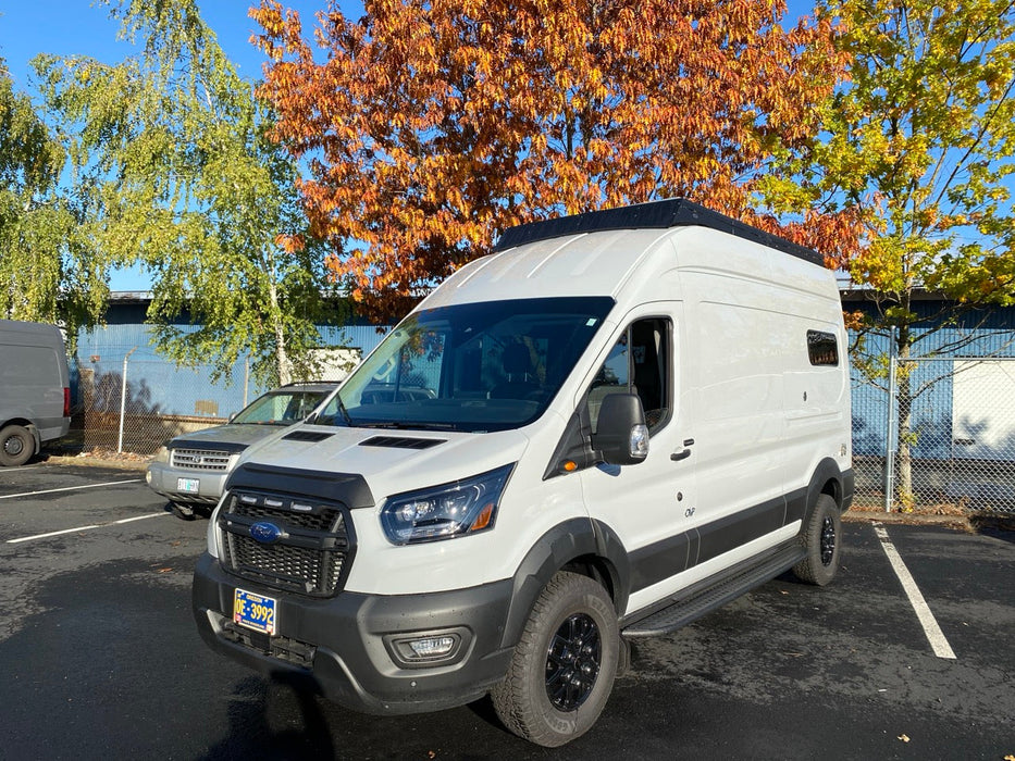 Aero Hood Spoiler for Ford Transit 2021+ – Paint Protection and Debris Deflection