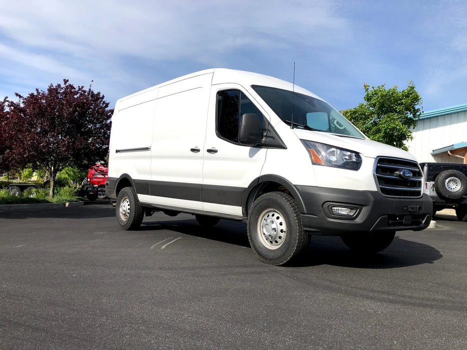 Van Compass 2015+ Ford Transit Topo 2.0 Front and Rear Lift Kit (Single or Dual Rear Wheel)