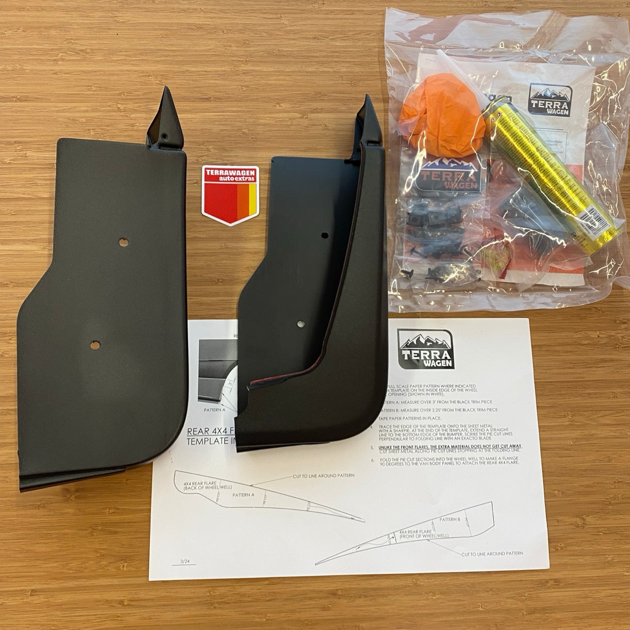 Rear Mondo Mudguard Kit for 2019+ Mercedes Sprinter – Rear Clearance Solution for Larger Tires