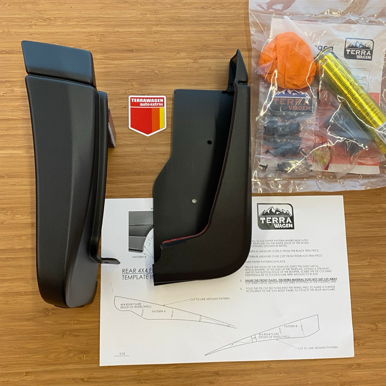 Rear Mondo Mudguard Kit for 2019+ Mercedes Sprinter – Rear Clearance Solution for Larger Tires