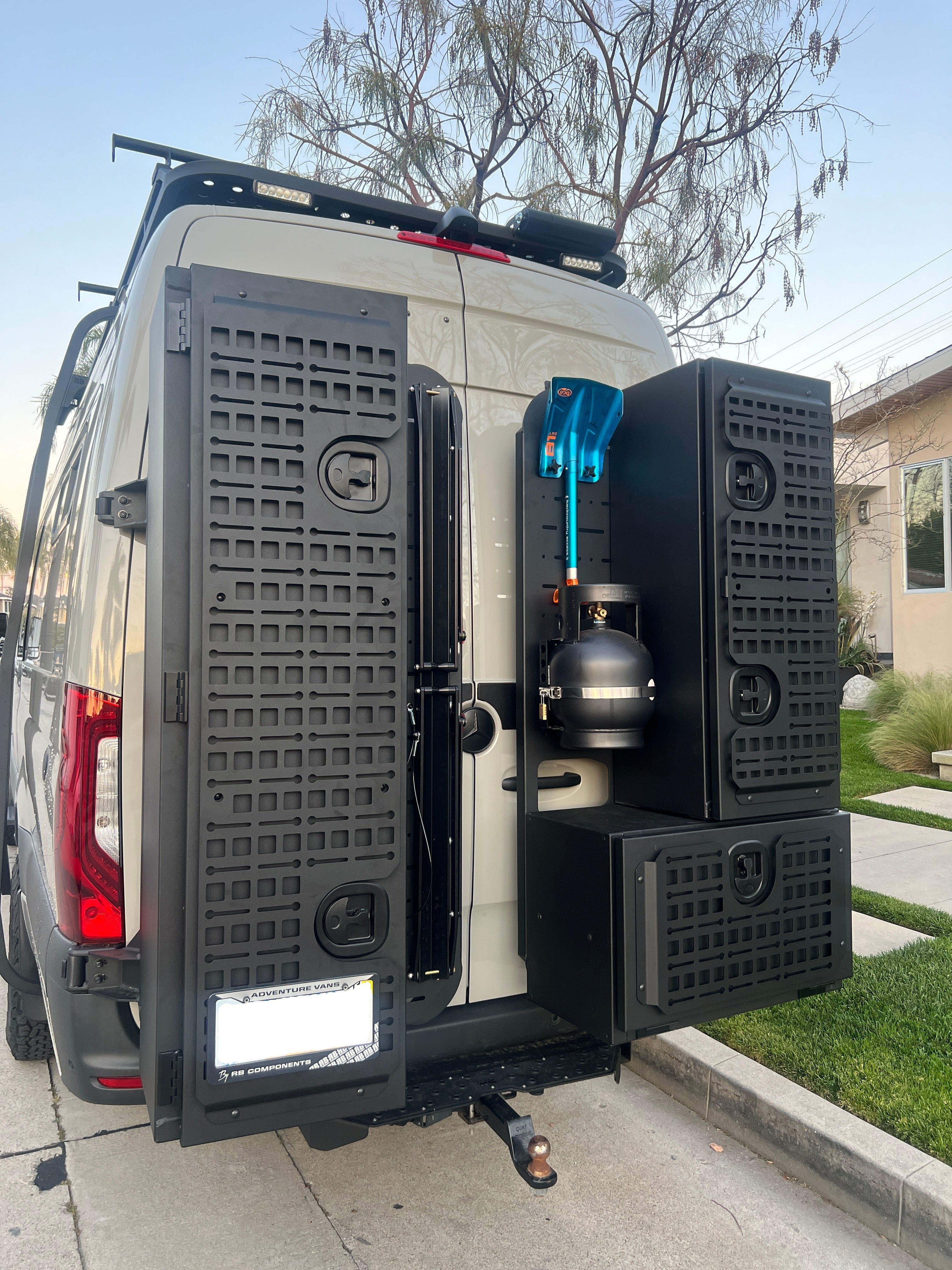 RB Components Rear Door Gear Storage Rack