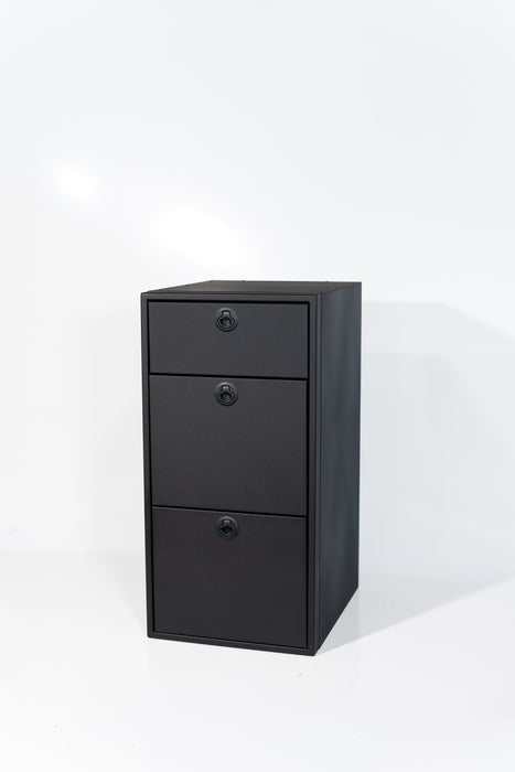 18" Three Drawer Base Cabinet