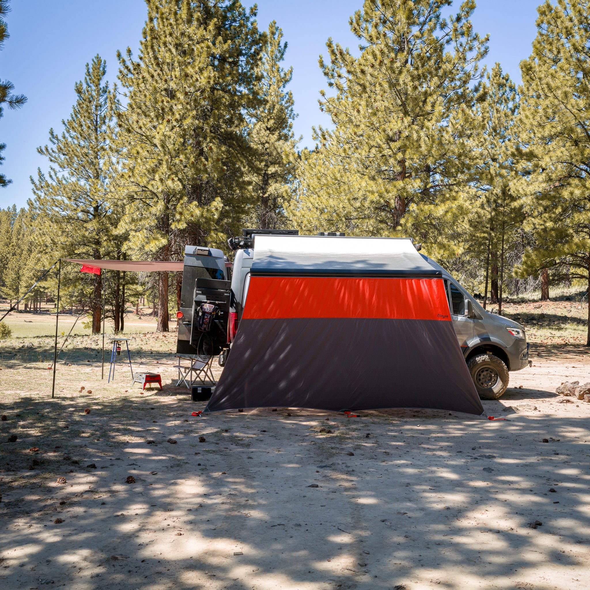 Canyon Adventure Vans Canyon Awning Shade Extension