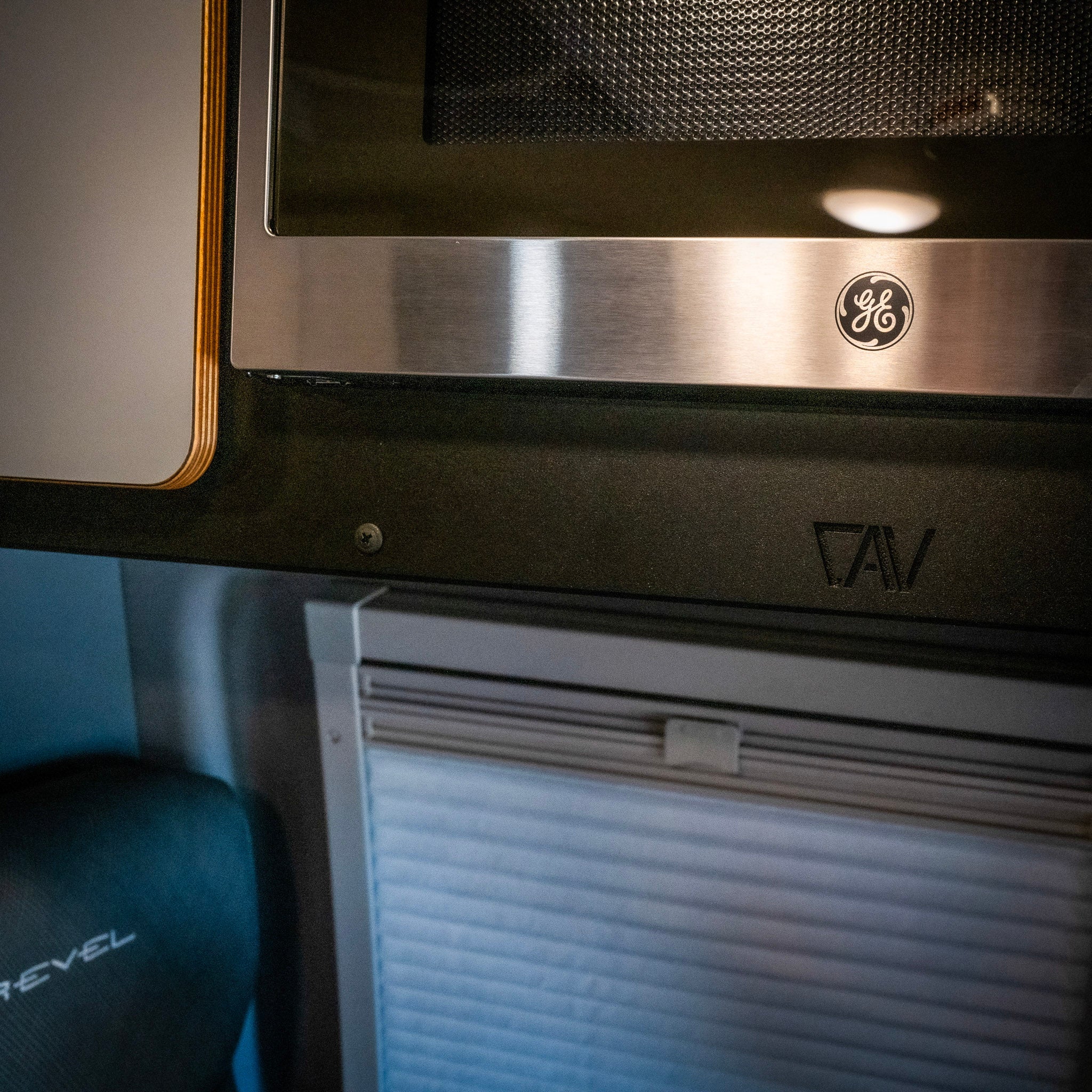 Canyon Adventure Vans Microwave Overhead Cabinet Kit 2025 Revel