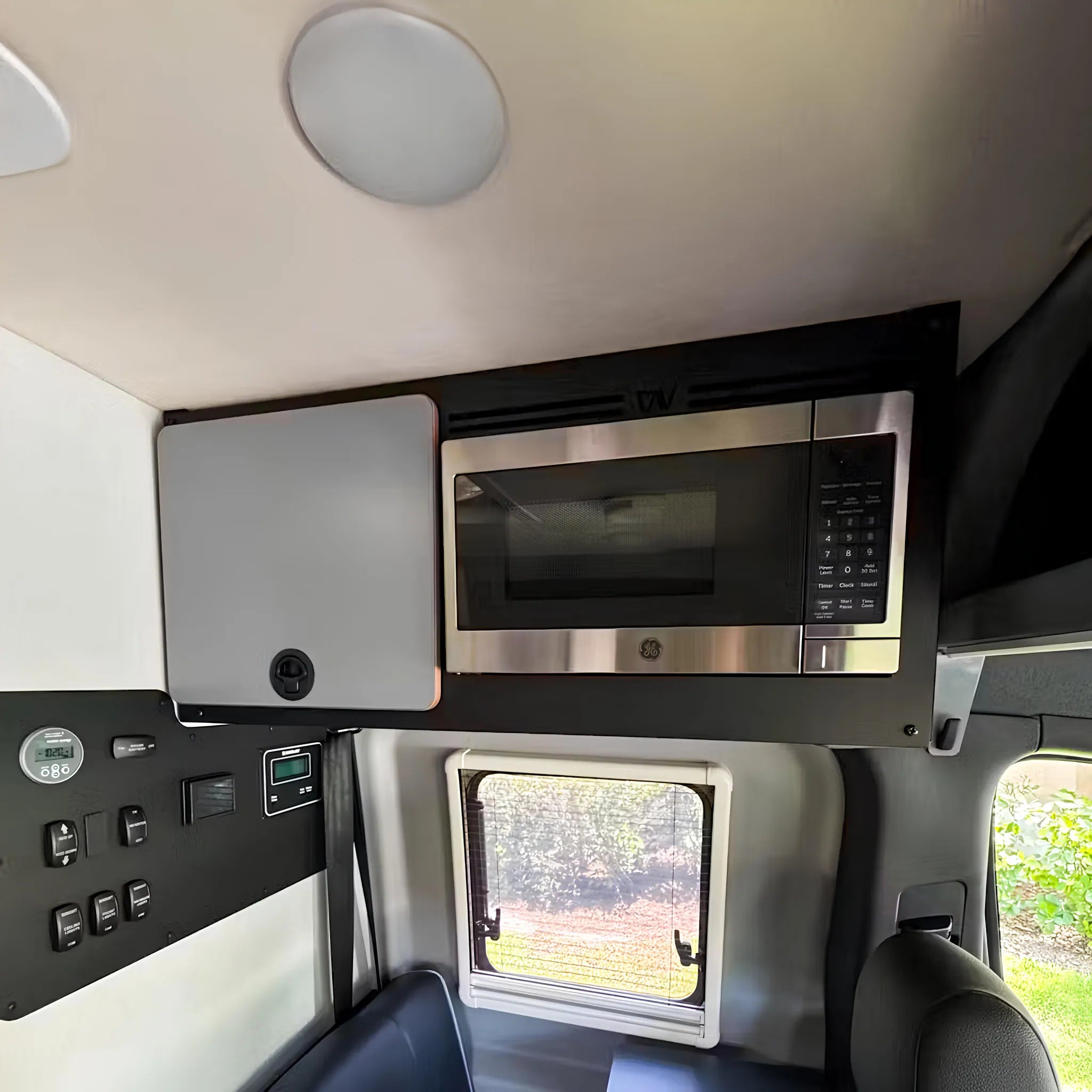Canyon Adventure Vans Microwave Overhead Cabinet Kit Revel '21-'24