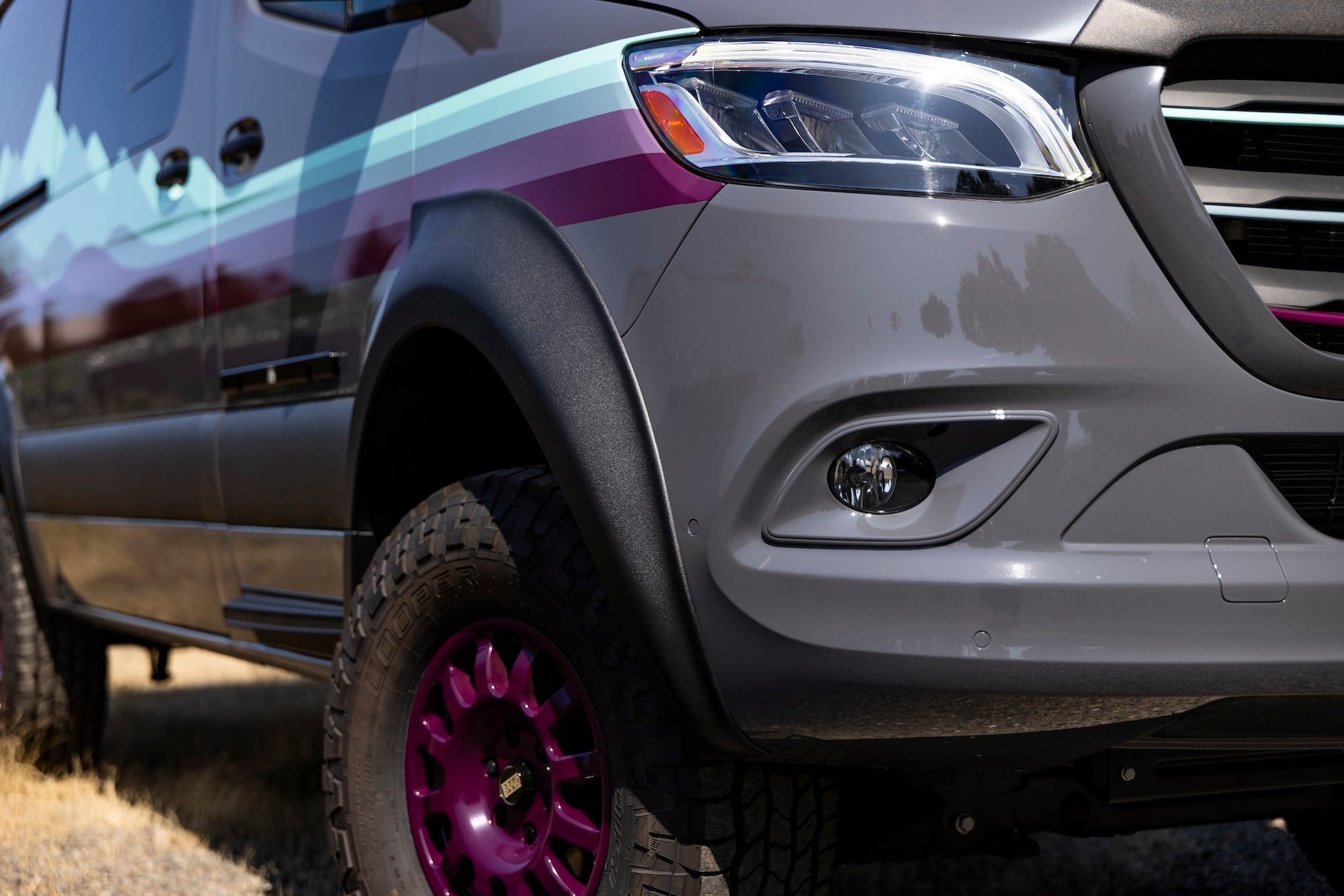 Desert Defender Classic Fender Flares – Rounded Rear Arch, Single Cut Install for 2019–2025 Sprinter