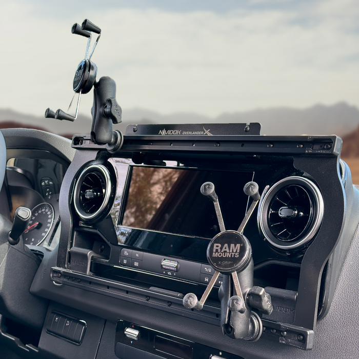 Terra X NAVIDOK Overlander X - No Drill - Dash Mount for Mercedes Sprinter