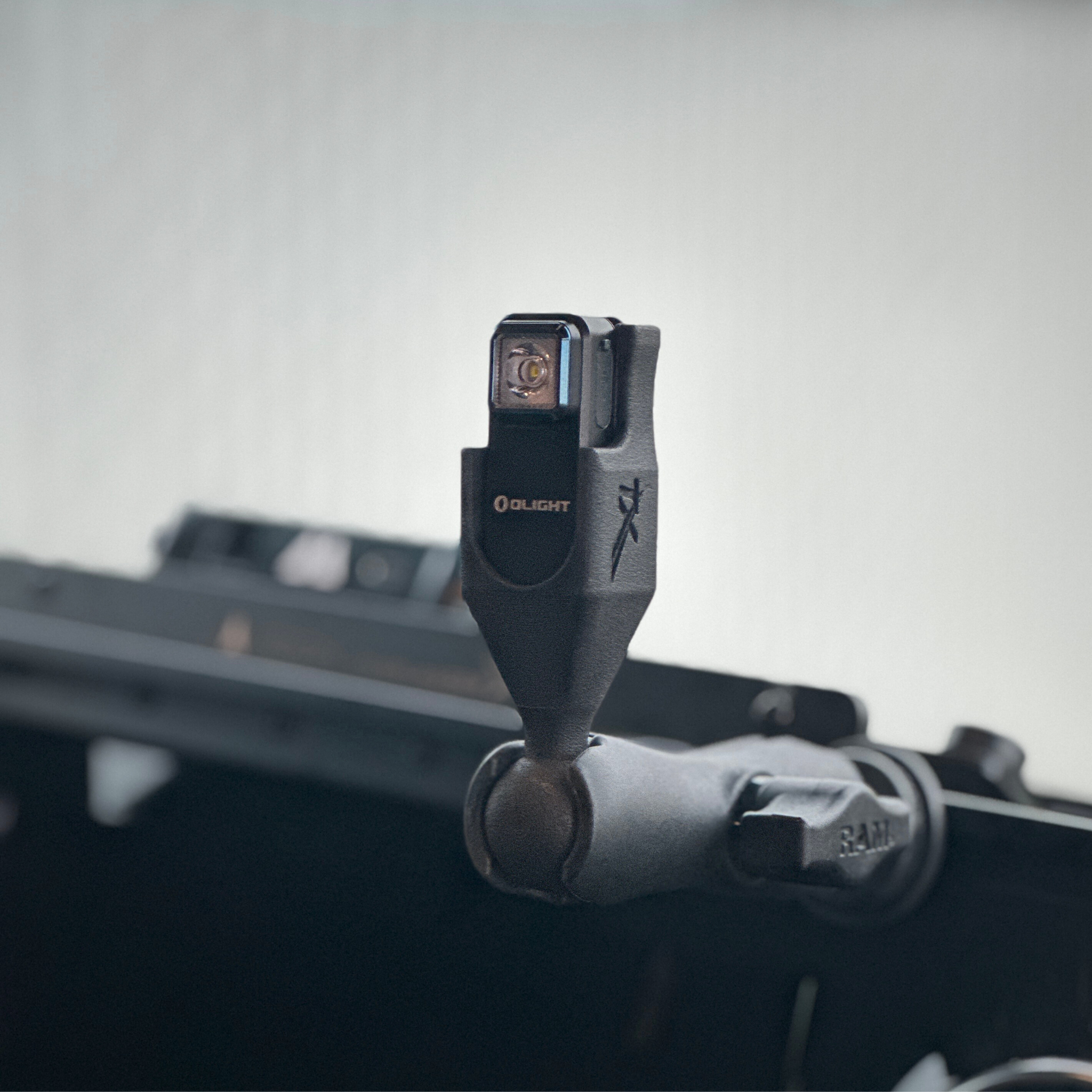 Terra X Olight Oclip Mount – Navilight Cockpit Light for Vans & Ram Mount Systems
