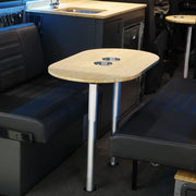 RB Components 20" x 36"  Obround Bamboo Table