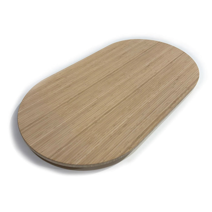 RB Components 20" x 36"  Obround Bamboo Table