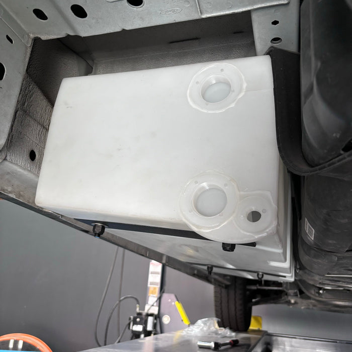 S&B Filters 22 Gallon Undercarriage Fresh/Grey Water Tank - Driver Side - 2015+ Ford Transit 148" & 148"EXT (10-3016)