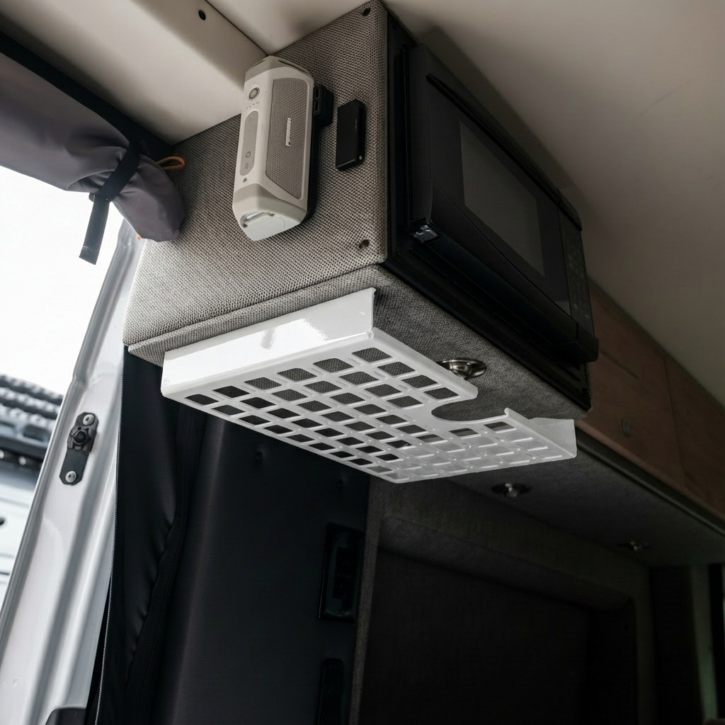 Canyon Adventure Vans Storyteller Undercabinet Shelf - Passenger Side