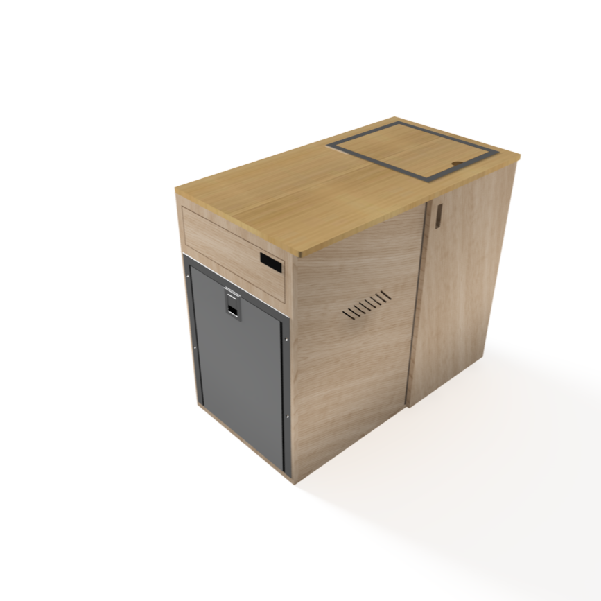 SergSupply Classic Passenger Side Van Kitchen