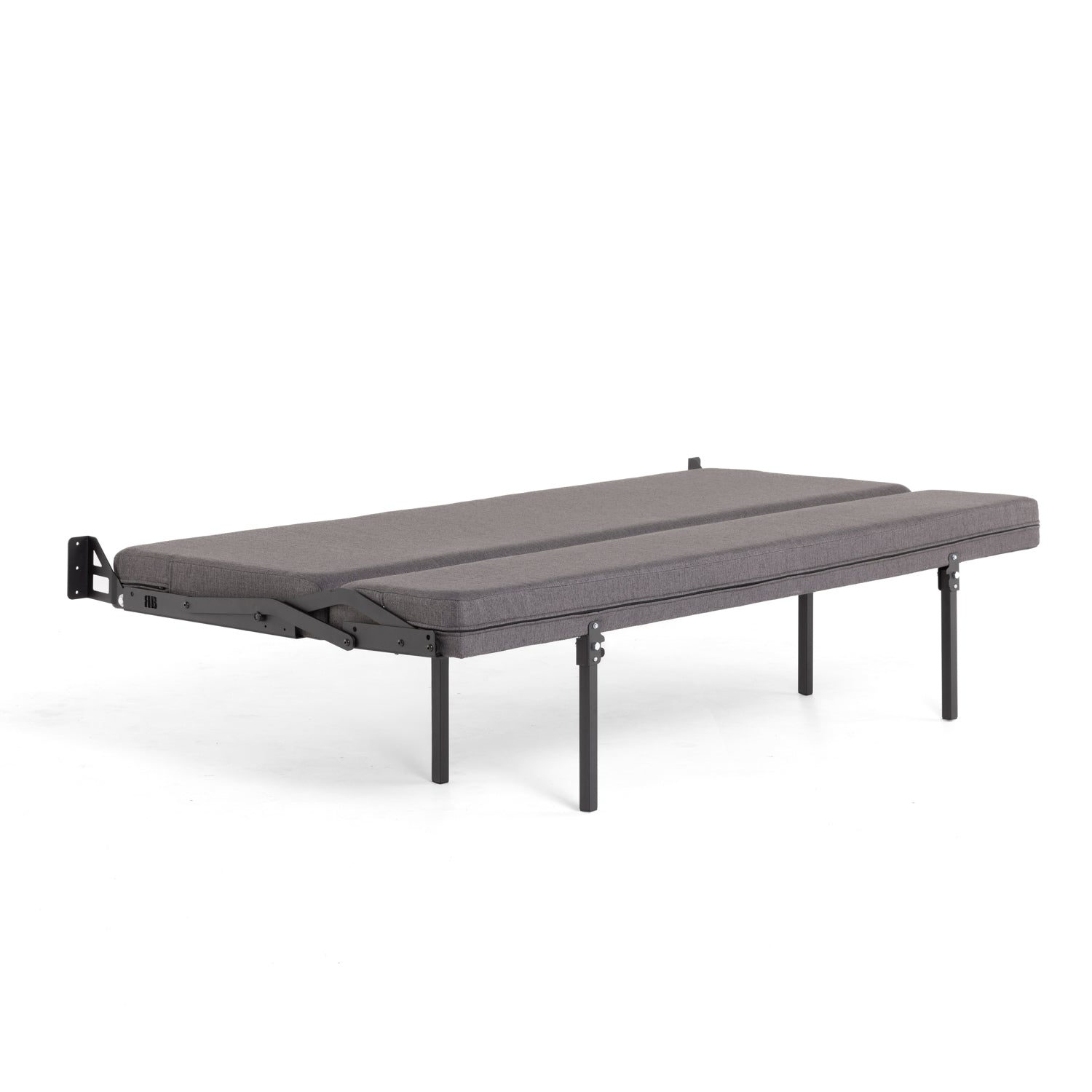 RB Components 76" Sofa Sleeper - Charcoal Cloth