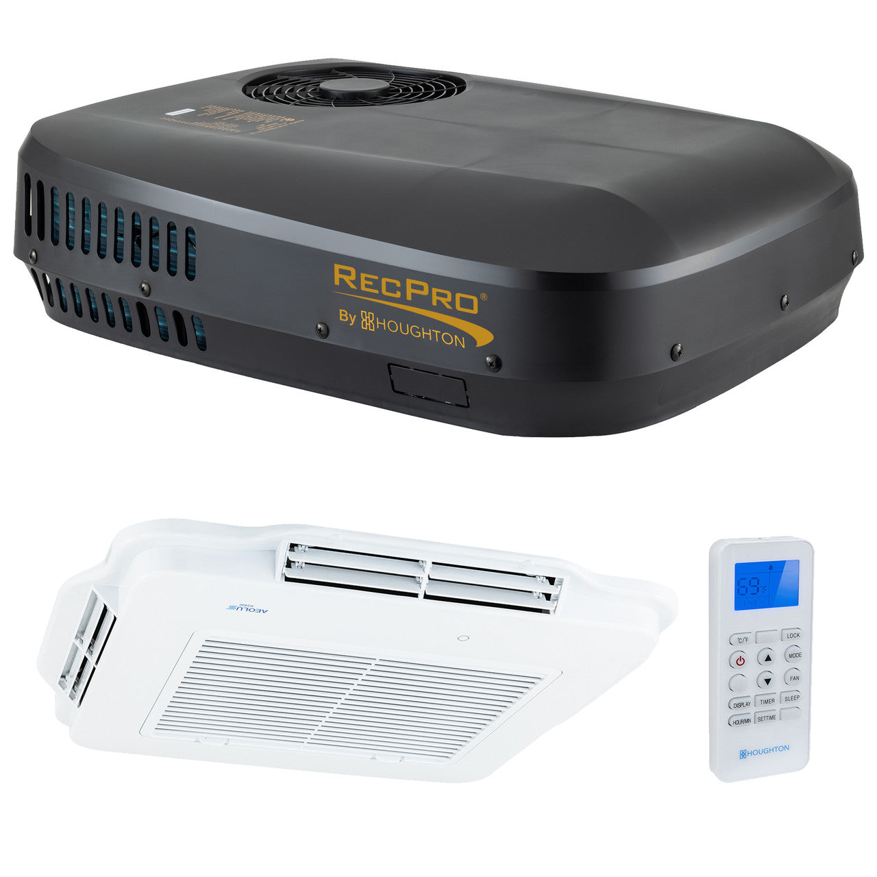 RecPro 48V Air Conditioner with Heat Pump - 9500 BTU