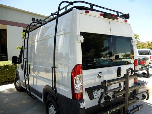 Aluminess Ram promaster 136"WB Van with Surf Poles and Surf Hooks - Campervan HQ