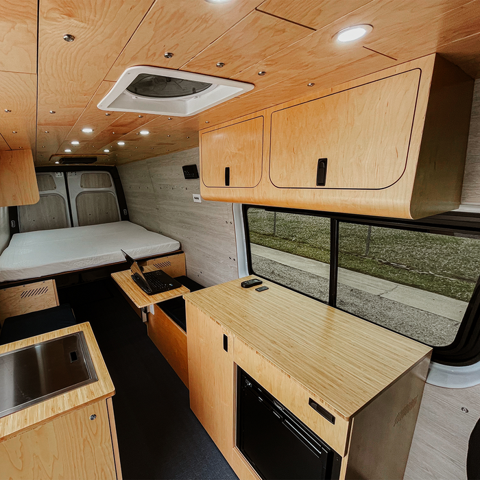 SergSupply Overhead Van Cabinet - Rounded