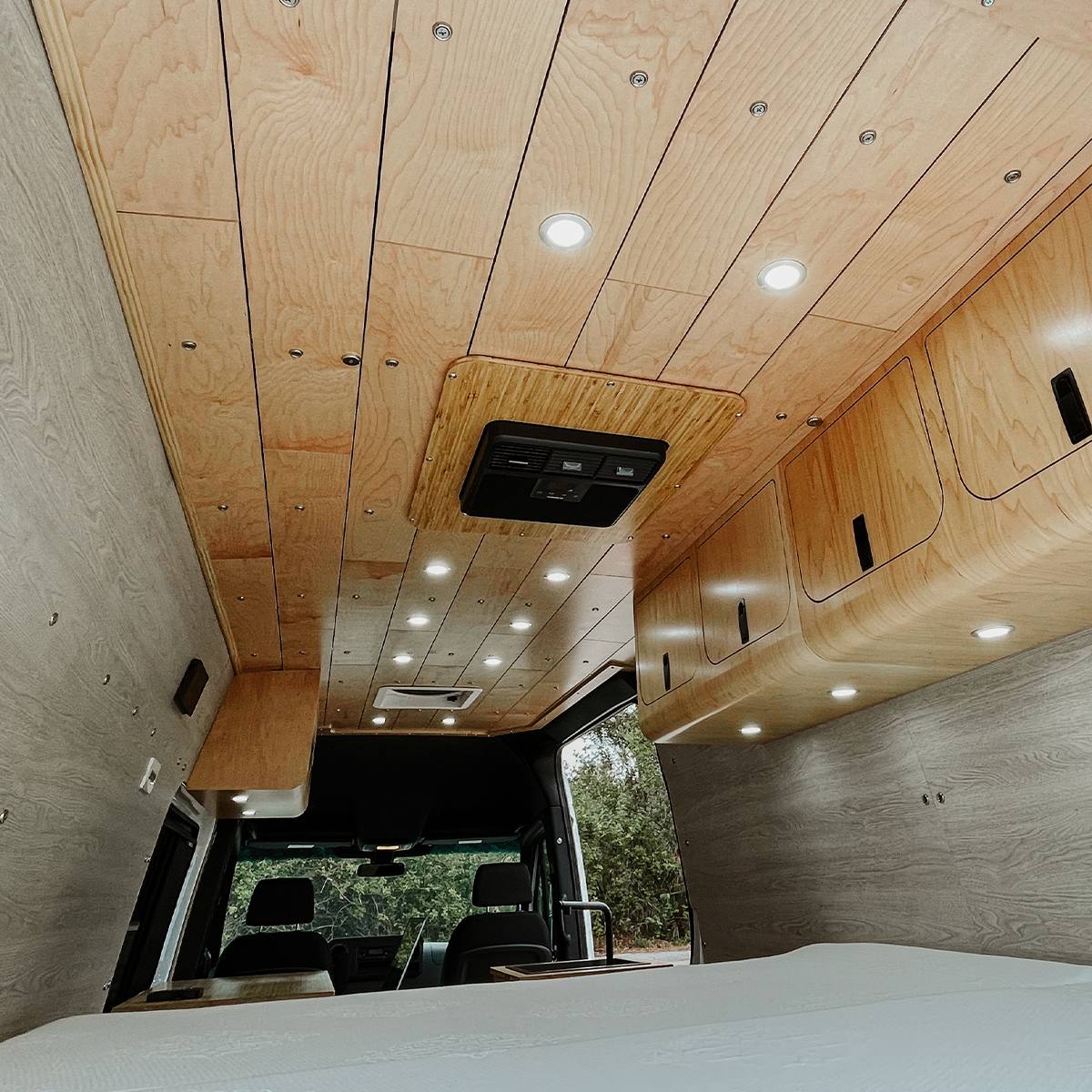 SergSupply Overhead Van Cabinet - Rounded